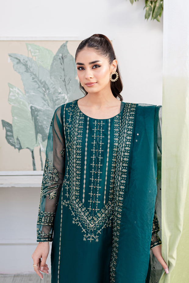 Shyra 3pc - Embroidered Lawn Dress
