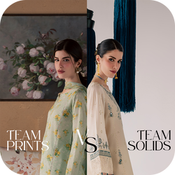 Fashion essentials combining statement prints and timeless solids