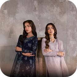 BATIK formal wear embroidered lawn dress for women Elegant BATIK formal wear outfit with luxury embroidery Premium formal wear by BATIK for seasonal occasions Women wearing BATIK formal wear with statement details Luxury BATIK formal wear collection 