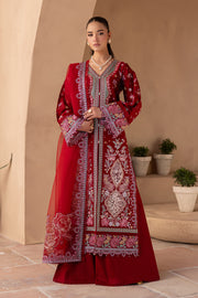 Roseline 3Pc - Embroidered Luxe Pret