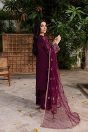 Plant Foam 3Pc - Embroidered Khaddar Dress