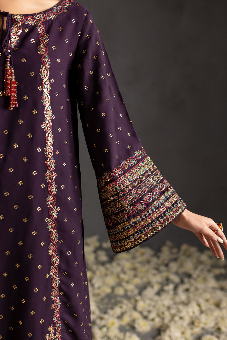 Gulbahar 3Pc - Embroidered Georgette Luxe Pret