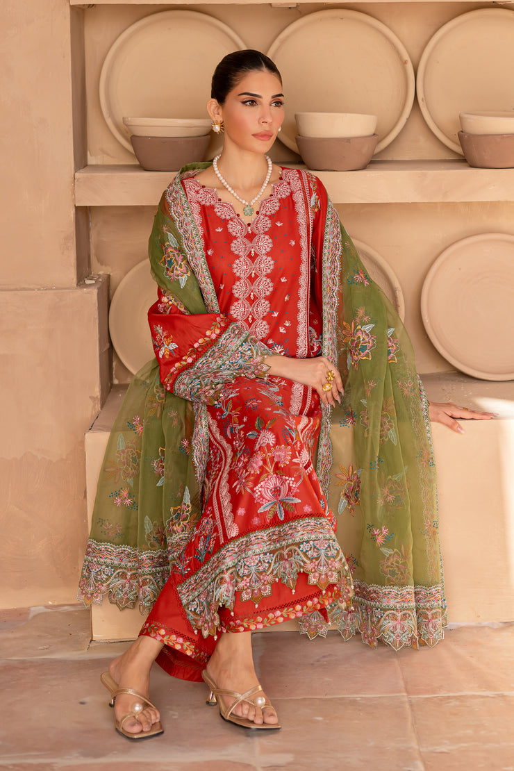 Caliste 3Pc - Embroidered Luxe Pret
