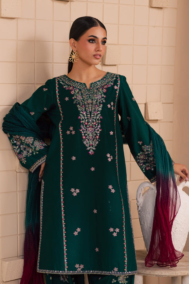 Margarita 3Pc - Embroidered Lawn Dress