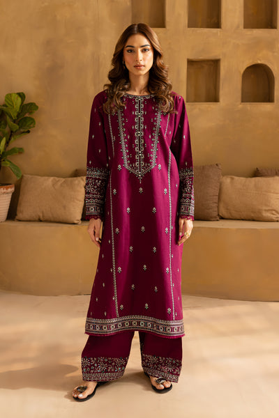 Mahay 2Pc - Embroidered Khaddar Dress