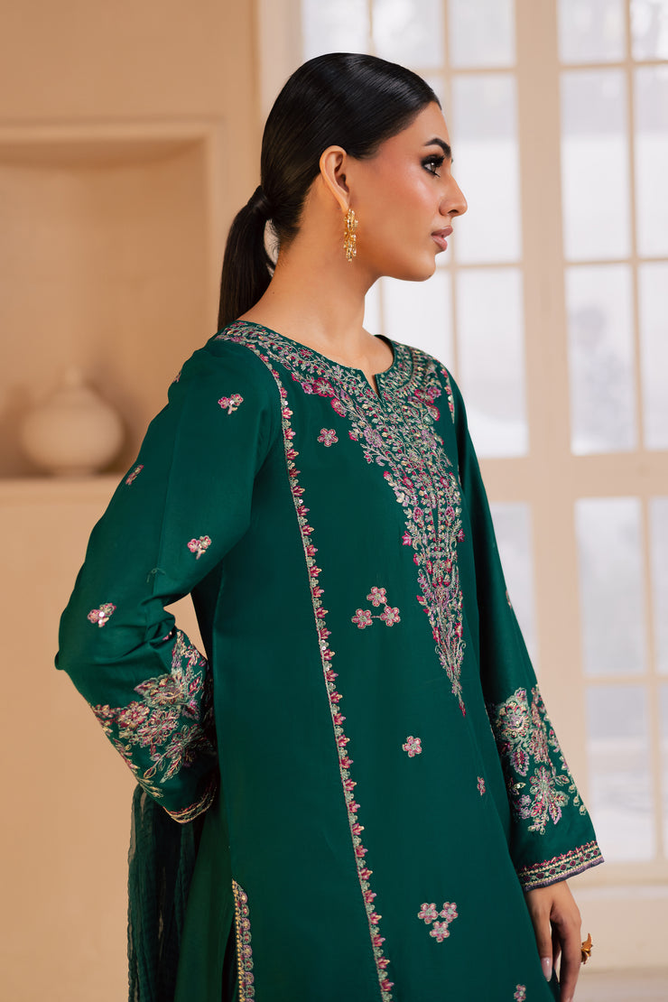 Margarita 3Pc - Embroidered Lawn Dress