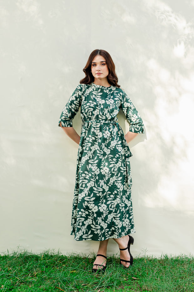 Clarie 1Pc - Printed Cambric Dress