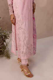 Pink Bloom 3Pc - Embroidered Luxe PRET