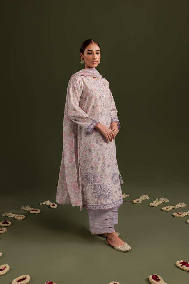 Kimi 3Pc - Printed Lawn Dress