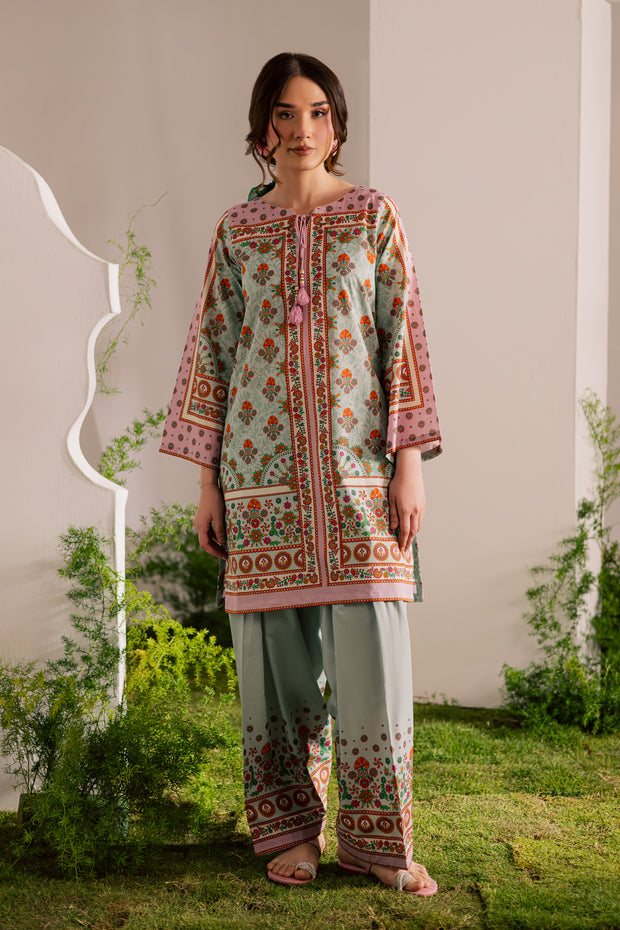 Sasha 2Pc - Printed Lawn Dress