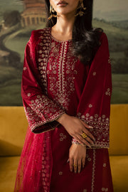 Maroon Haze 3Pc - Embroidered Lawn Pret