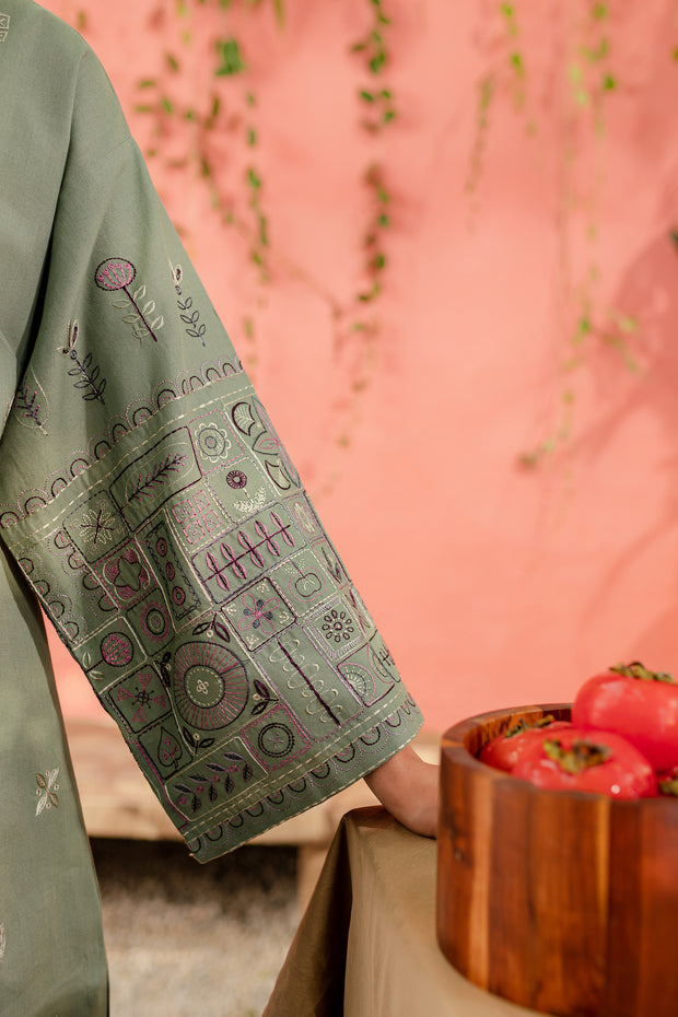 Chippy 2Pc - Embroidered Khaddar Dress