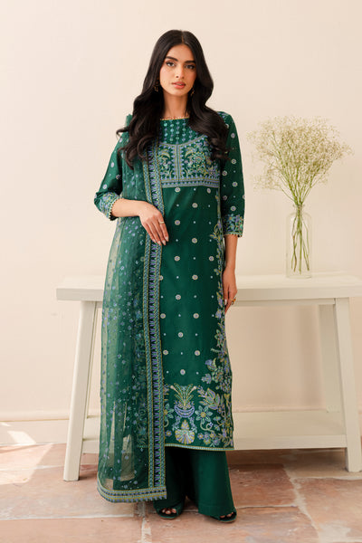 Ankisha 3Pc - Embroidered Lawn Dress