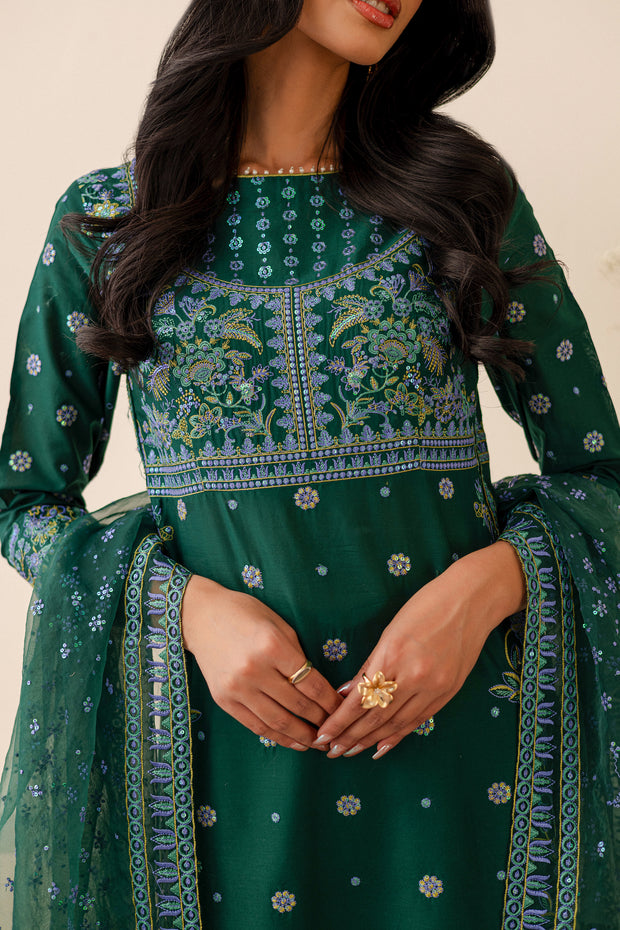 Ankisha 3Pc - Embroidered Lawn Dress