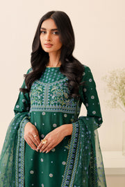 Ankisha 3Pc - Embroidered Lawn Dress
