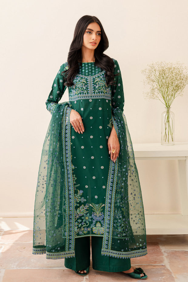 Ankisha 3Pc - Embroidered Lawn Dress