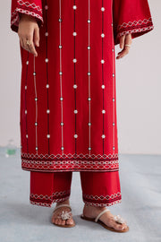 Claret 2Pc - Embroidered Casual Pret