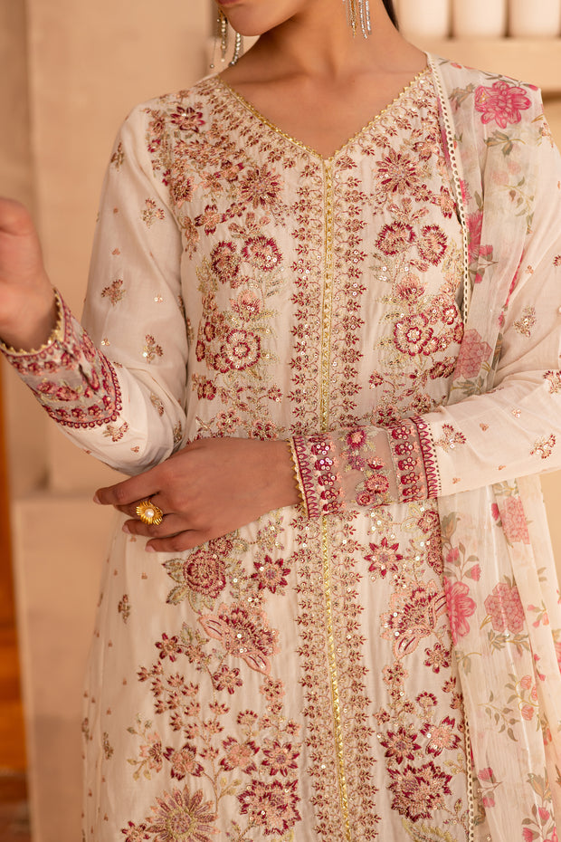 Dandelion 3Pc - Embroidered Luxe Pret