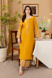 Honey Nut 2Pc - Embroidered Khaddar Dress