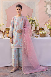 Ocean Bloom 3Pc- Printed Lawn Dress