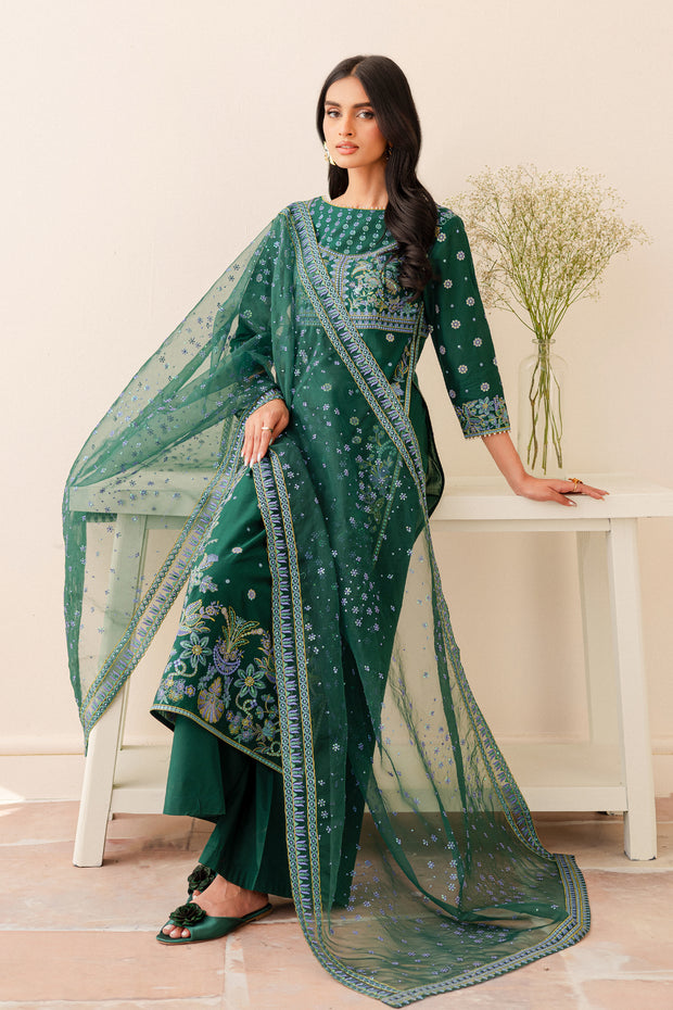 Ankisha 3Pc - Embroidered Lawn Dress