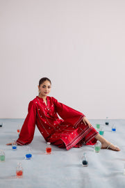 Claret 2Pc - Embroidered Casual Pret