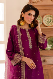 Majestic 3Pc - Embroidered Lawn Dress