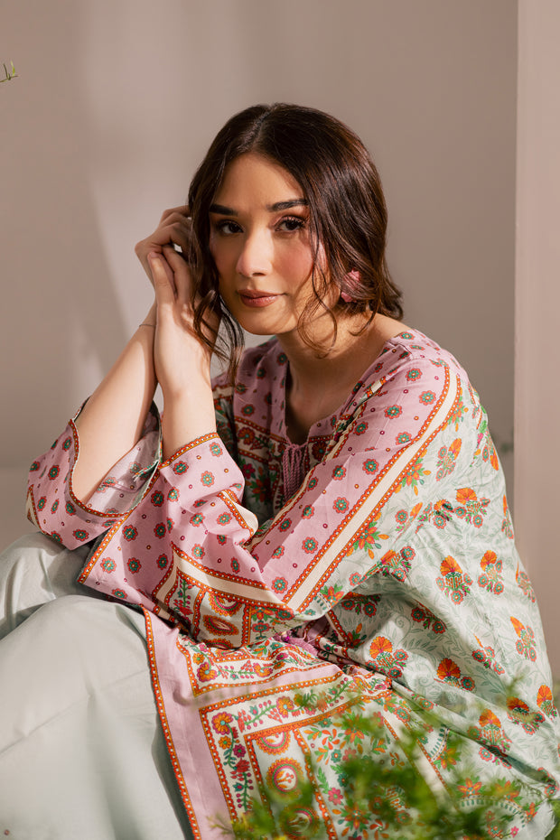 Sasha 2Pc - Printed Lawn Dress
