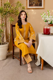 Honey Nut 2Pc - Embroidered Khaddar Dress