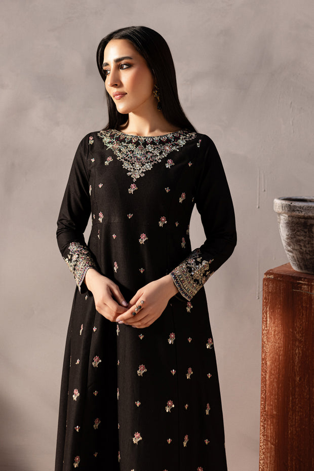 Somber 2Pc - Embroidered Karandi Dress