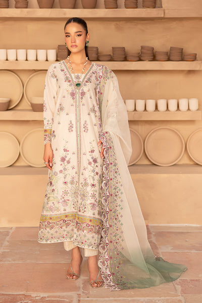 Mayhul 3Pc - Embroidered Luxe Pret