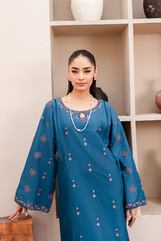 Bia 2Pc - Embroidered Lawn Dress