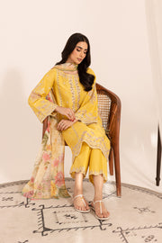 Nain 3Pc - Embroidered Lawn Dress