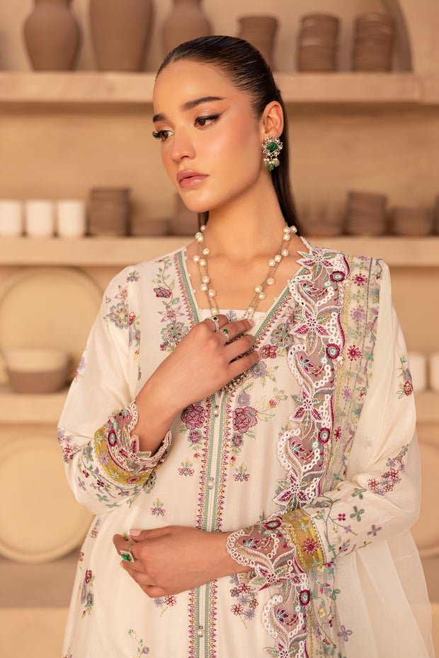 Mayhul 3Pc - Embroidered Luxe Pret