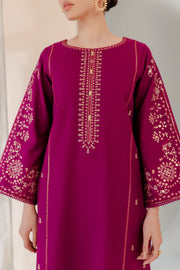 Helsinki 2Pc - Embroidered Khaddar Dress