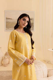 Lime Stone 2Pc - Embroidered Lawn Dress