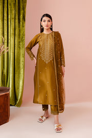Nahal 3Pc - Embroidered Cambric Dress