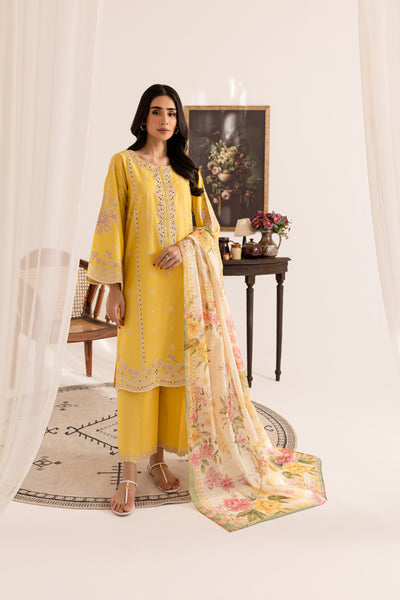 Nain 3Pc - Embroidered Lawn Dress