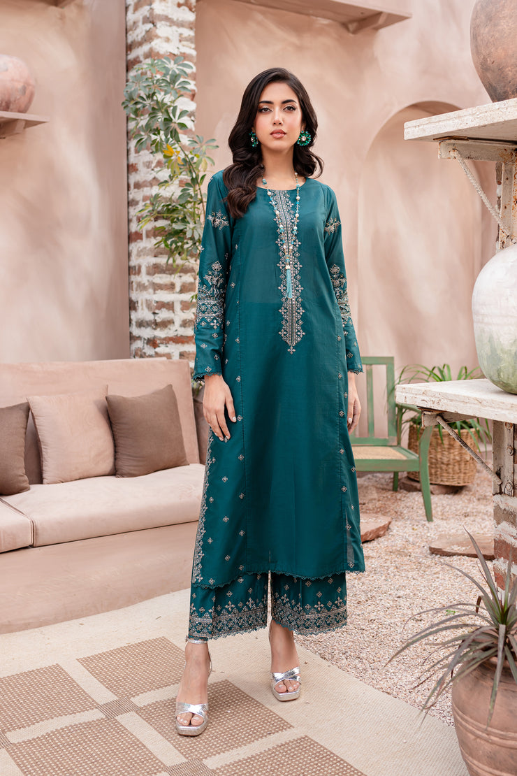 Alba 2Pc - Embroidered Lawn Dress