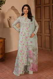 Afsana 3Pc - Printed Lawn Dress