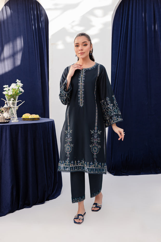 Scout 2Pc - Embroidered Lawn Dress