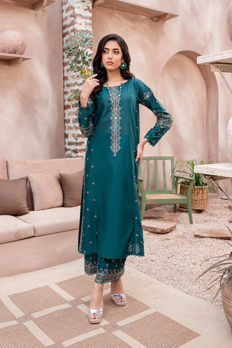 Alba 2Pc - Embroidered Lawn Dress