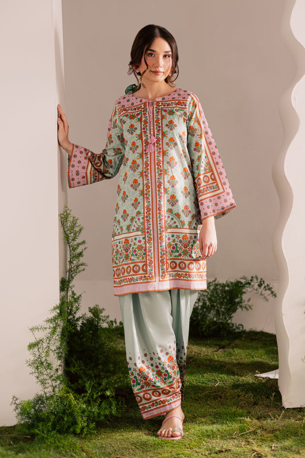 Sasha 2Pc - Printed Lawn Dress