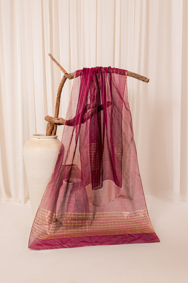 Zari Stripe Border Dpt