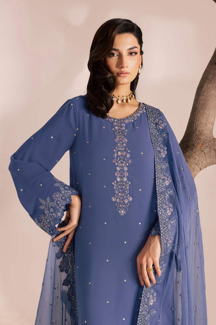 Classic embroidered luxe pret wear for women