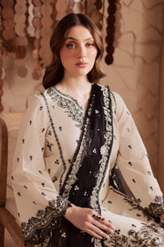 Full Moon 3Pc - Embroidered Lawn Dress