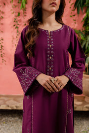 Jubilee 2Pc - Embroidered Khaddar Dress