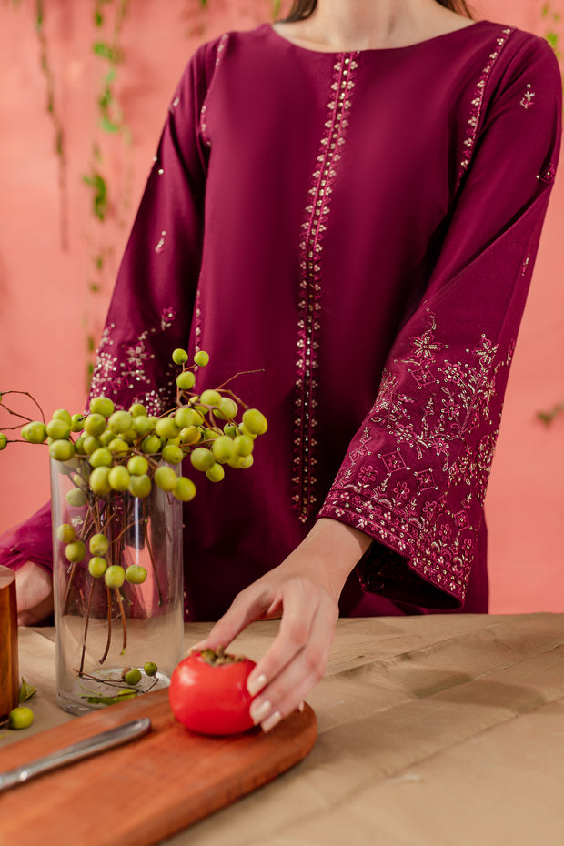 Sereia 3Pc - Embroidered Khaddar Dress