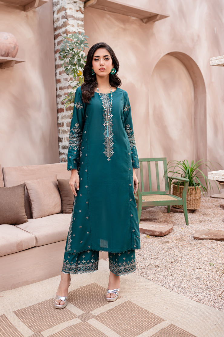 Alba 2Pc - Embroidered Lawn Dress