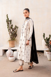 Ivoor 3Pc - Embroidered Khaddar Dress